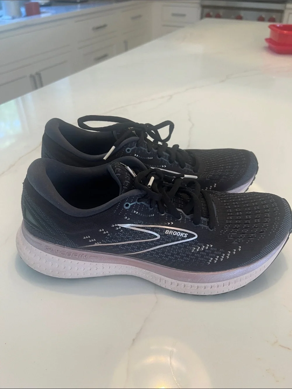 Brooks Black and Rose Gold Women's Running Sneakers